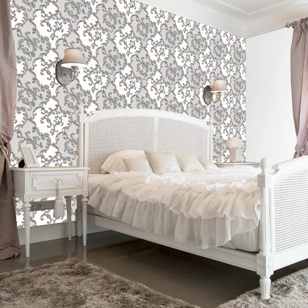 Обои флизелиновые WallDecor Богемия бежевые 1.06 м 75015-14 WALL DECOR STLM-2103563 - Вид №3