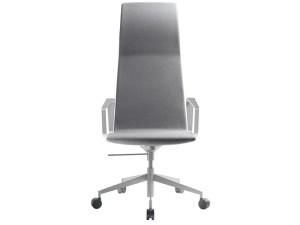 Регулируемый по высоте офисный стул с подлокотниками