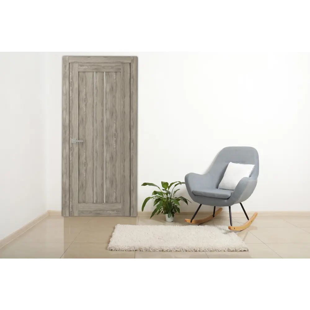 Дверь межкомнатная Челси глухая ламинация цвет дуб медовый 70x200 см BELWOODDOORS STLM-2066164 - Вид №2