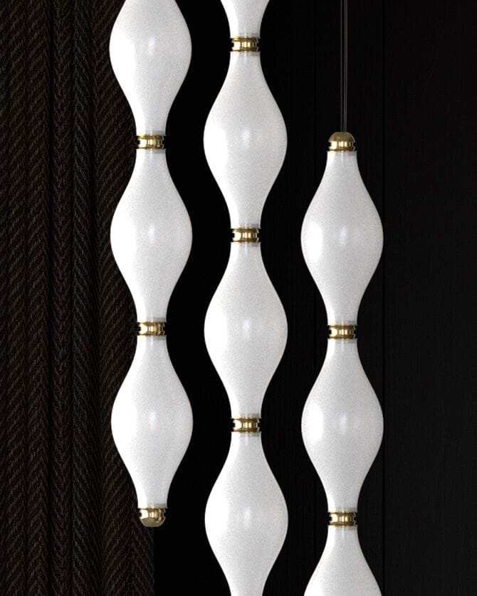 Подвесной светильник из боросиликатного стекла Euroluce Lampadari Dewy ARCH-00083131 - Вид №3