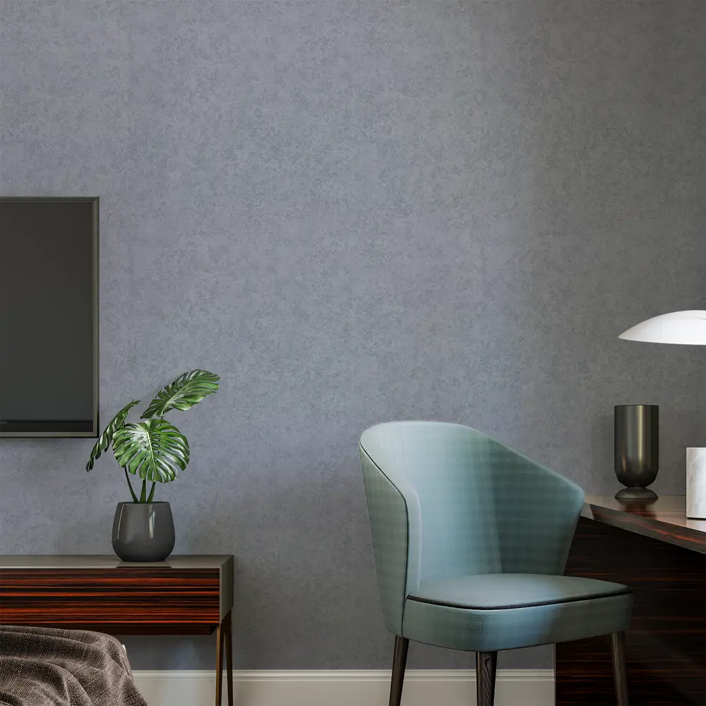 Обои флизелиновые Palitra Home Barelief темно-серые 1.06 м HC72276-41 STLM-2113034 - Вид №3