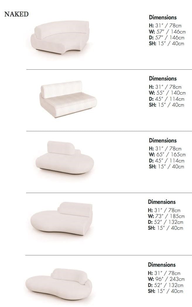 Модульный диван Mambo Unlimited Ideas NAKED ARCH-00107489 - Вид №9