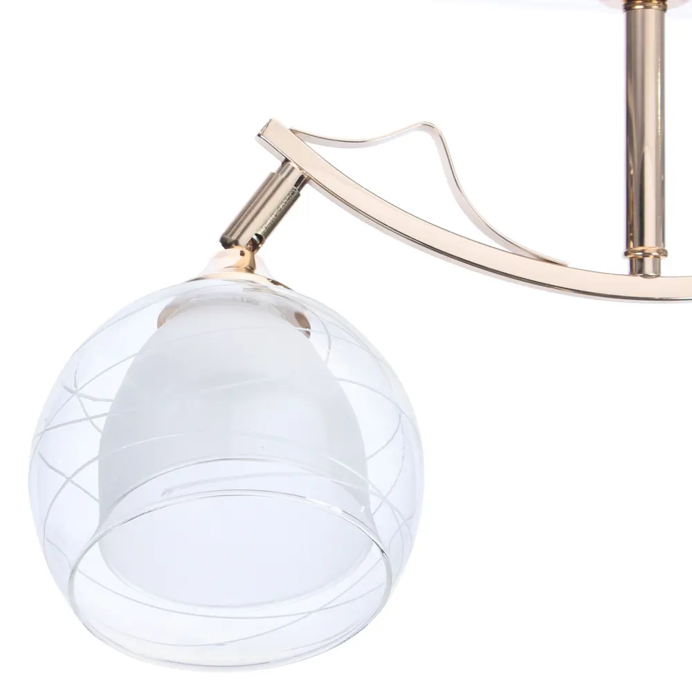 Люстра «Твинс» 2хЕ27х60 Вт, цвет золотой WINK STLM-2063527 - Вид №4