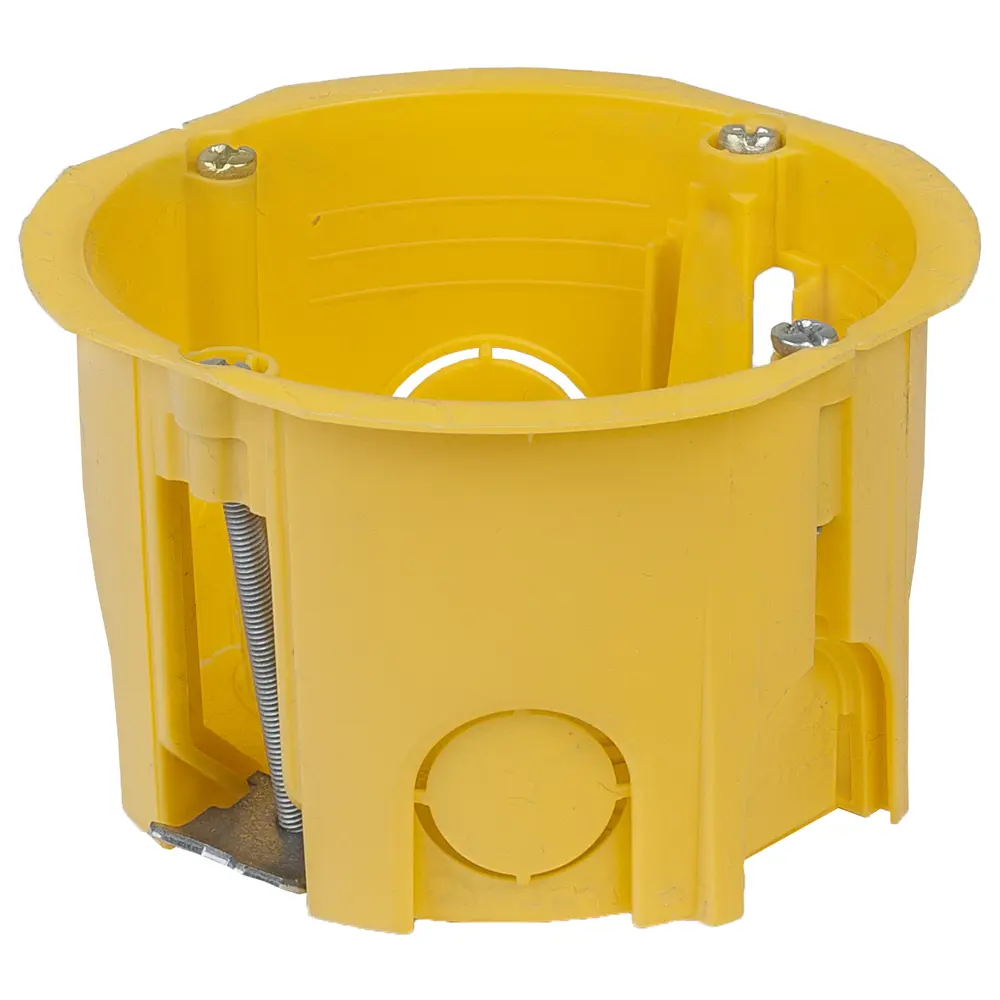 Подрозетник Systeme Electric под гипсокартон 68x45 мм цвет желтый IMT351501 STLM-2104993