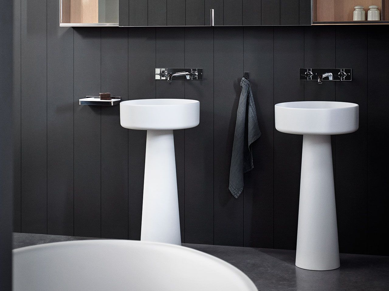 Круглая отдельно стоящая раковина из Cristalplant® Agape Bjhon 1 ARCH-00107880 - Вид №1