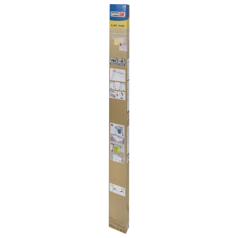 Сушилка для белья настенно-потолочная Gimi Lift 140, 8.5 м 10978408 STLM-2173854 Santreyd  - Вид №4