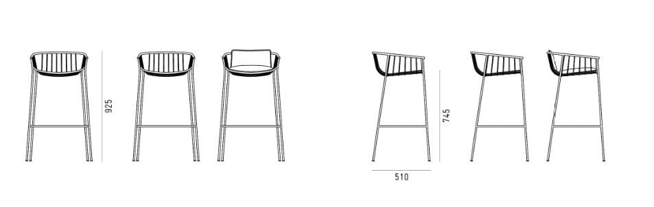 Стальной стул SP01 Jeanette ARCH-00084124 - Вид №16