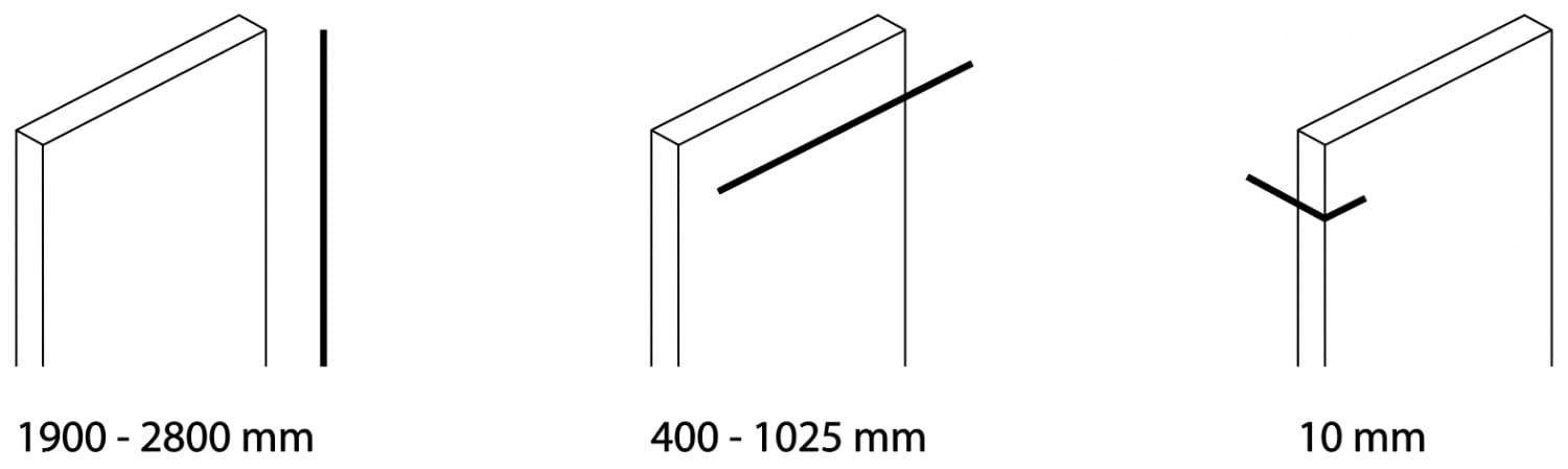 Стеклянная распашная дверь HenryGlass MANHATTAN ARCH-00048182 - Вид №7