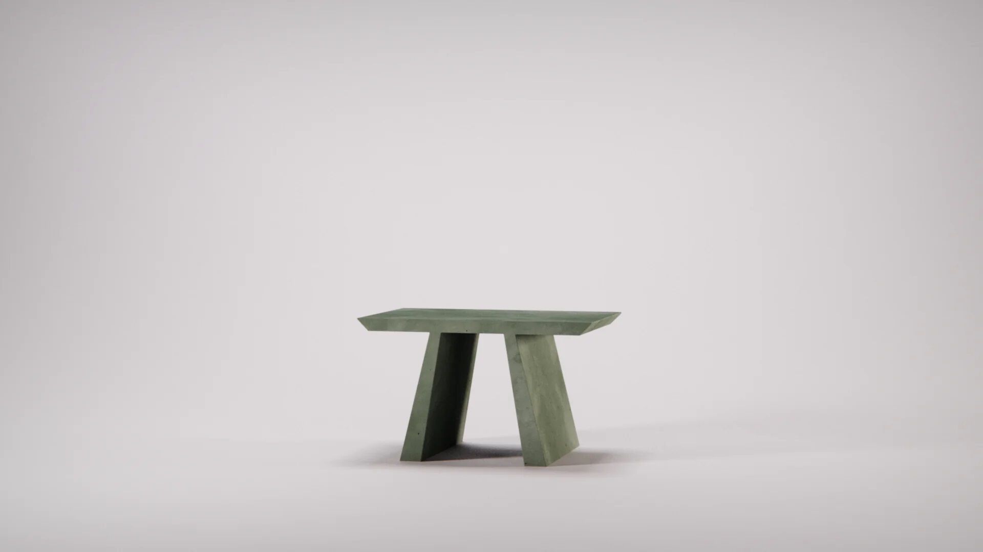 Низкий бетонный журнальный столик Forma&Cemento Abecedario ARCH-00110033 - Вид №4