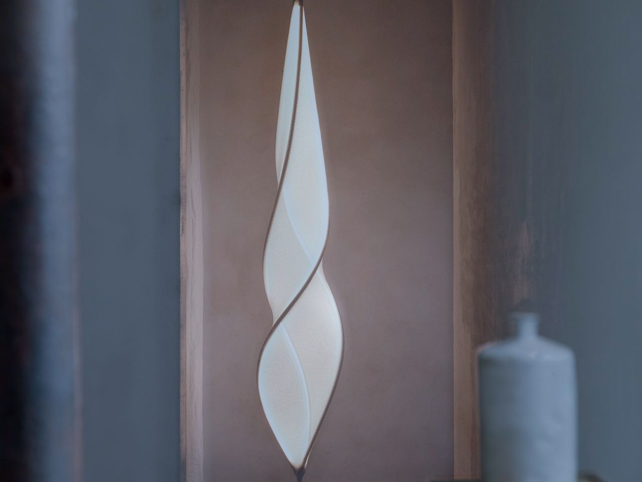 Ткань ручной работы светодиодный торшер llll IIII.04 ARCH-00054900 - Вид №1