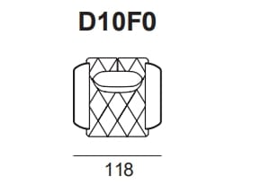 Тканевое кресло с подлокотниками AERRE ITALIA Emerald ARCH-00061871 - Вид №3