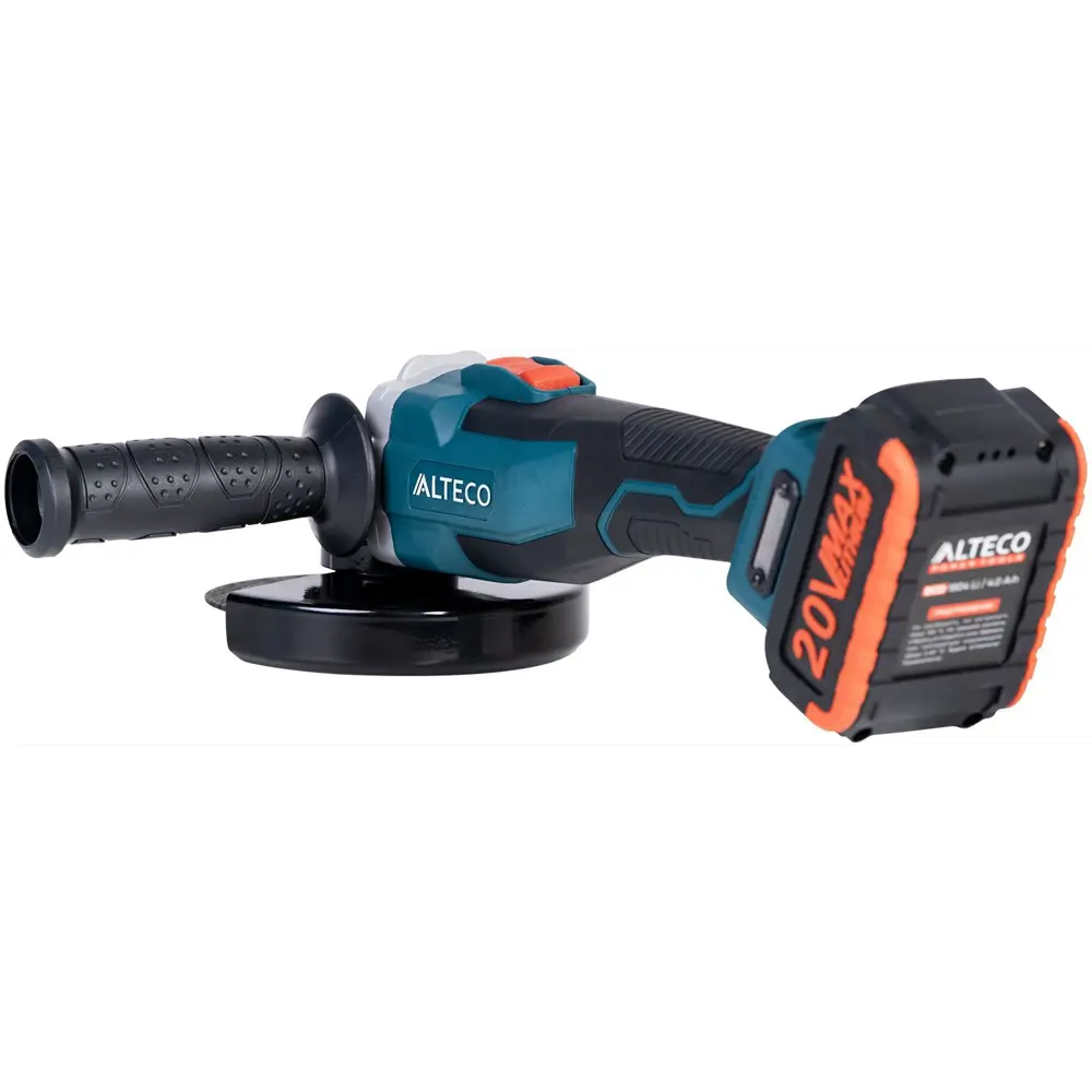 УШМ аккумуляторная бесщеточная Alteco CAGB 18-125 Li BL, 125 мм, 20 В Li-ion 1x4 Ач STLM-2094105 - Вид №4