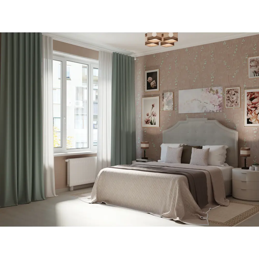 Обои флизелиновые Палитра Sakura коричневые 1.06 м 7137-82 STLM-2045609 - Вид №5