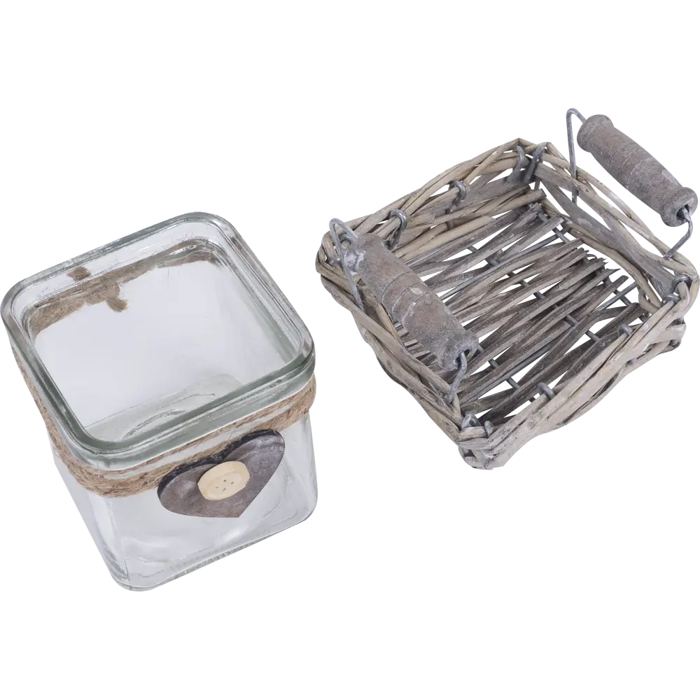 Украшение новогоднее «Корзинка с подсвечником», 14х10 см Santreyd STLM-2026538 - Вид №2