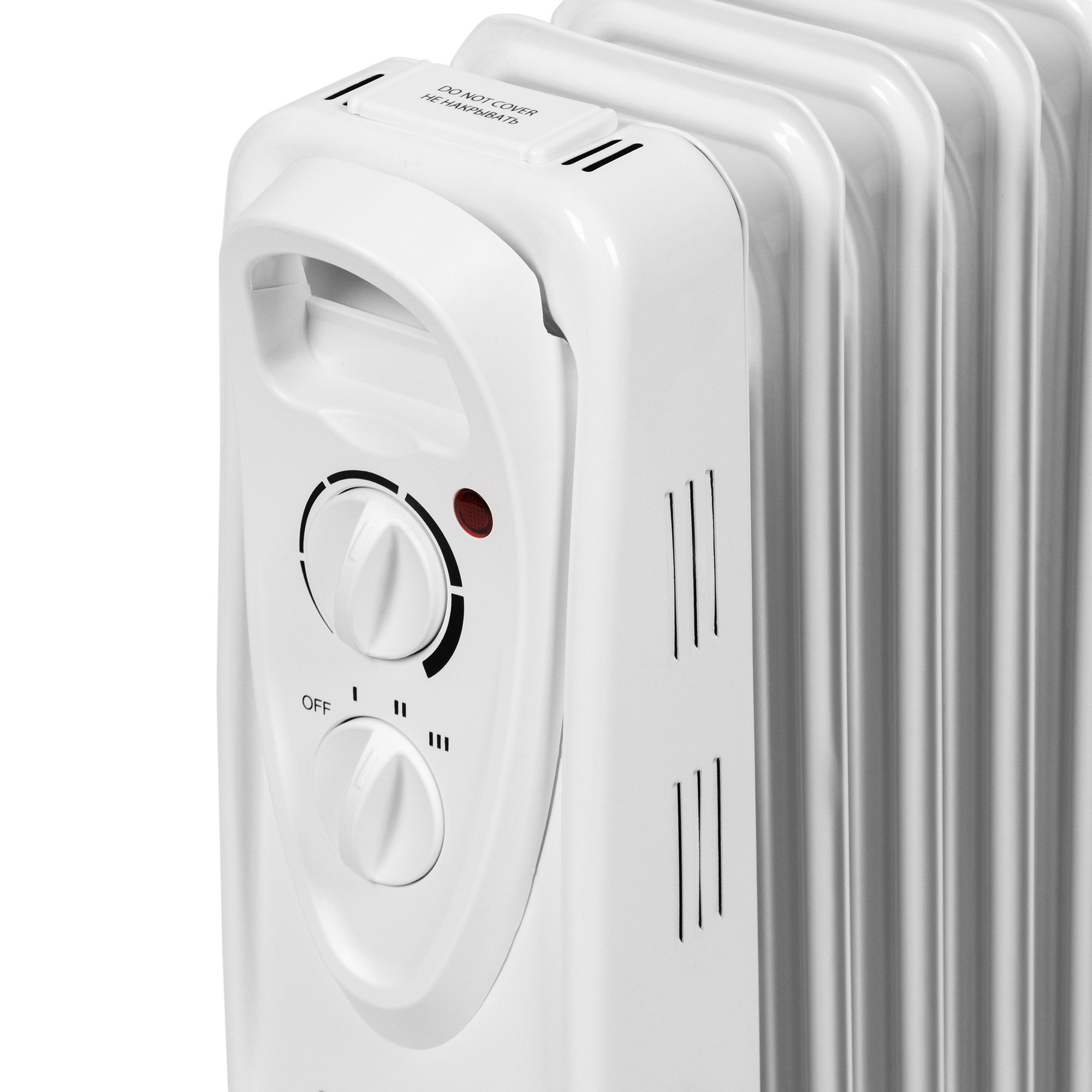 9199757 Масляный обогреватель AC ELECTRIC AOH/BM-07BW 1500 белый STDN-0103678 - Вид №4