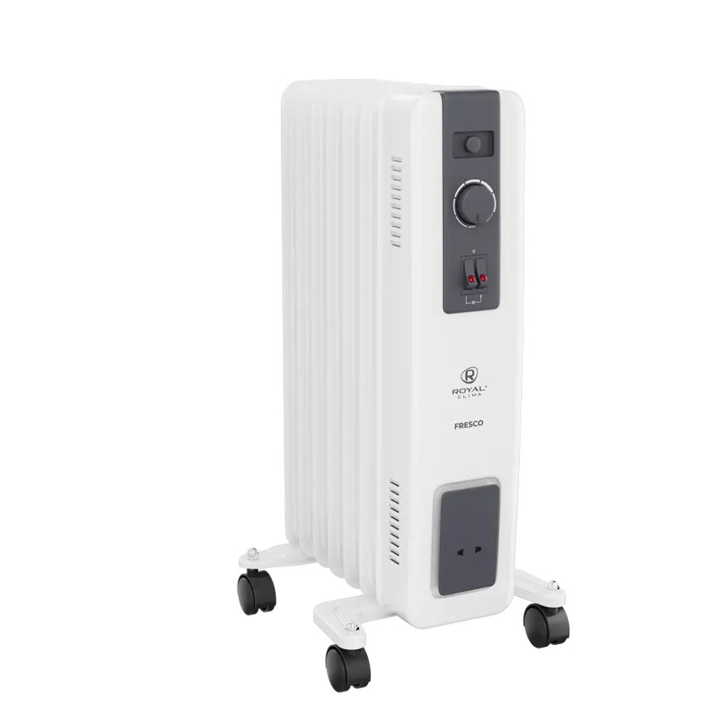 Обогреватель масляный Royal Clima FR7-1500M с механическим термостатом 1500 Вт цвет белый STLM-2103931 - Вид №2