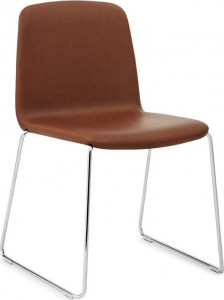 601092 Chair Upholstered Ultra Leather / Chrome Normann Copenhagen Just