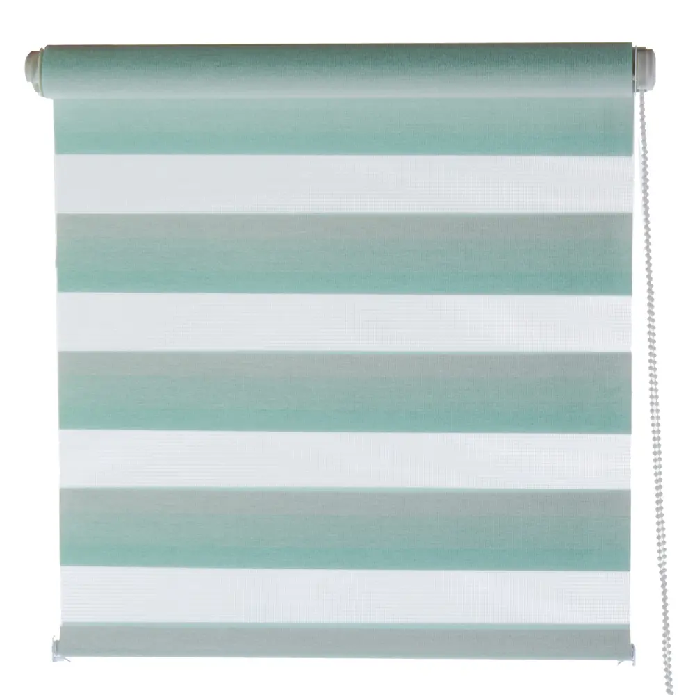 Штора рулонная день-ночь 50х160 см, цвет бирюзовый GARDENA STLM-2098004