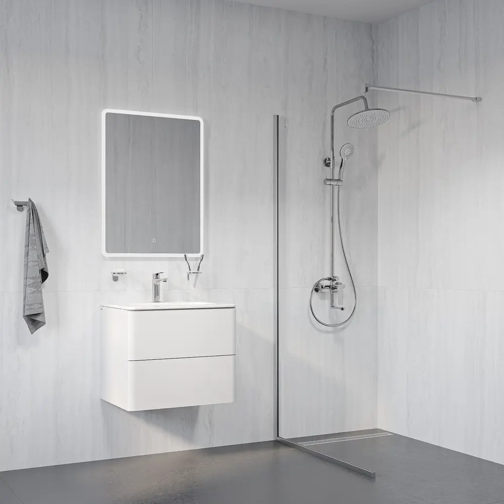 Душевая система Iddis Token со смесителем 3 режима цвет хром STLM-2166856 - Вид №7