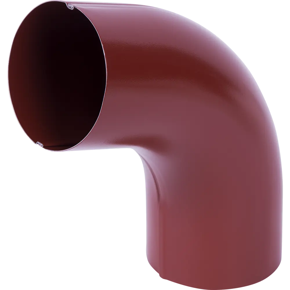 Колено на 70° для трубы цвет красный ИНТЕРПРОФИЛЬ STLM-2197930