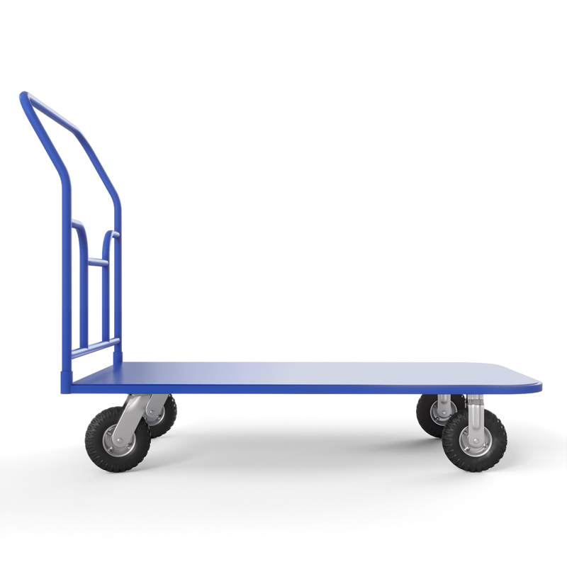 Тележка платформенная ТПТ (г/п 300 кг, 1200x600 мм, колеса пневматические 250 мм) Верстакофф 65-88770 - Вид №1