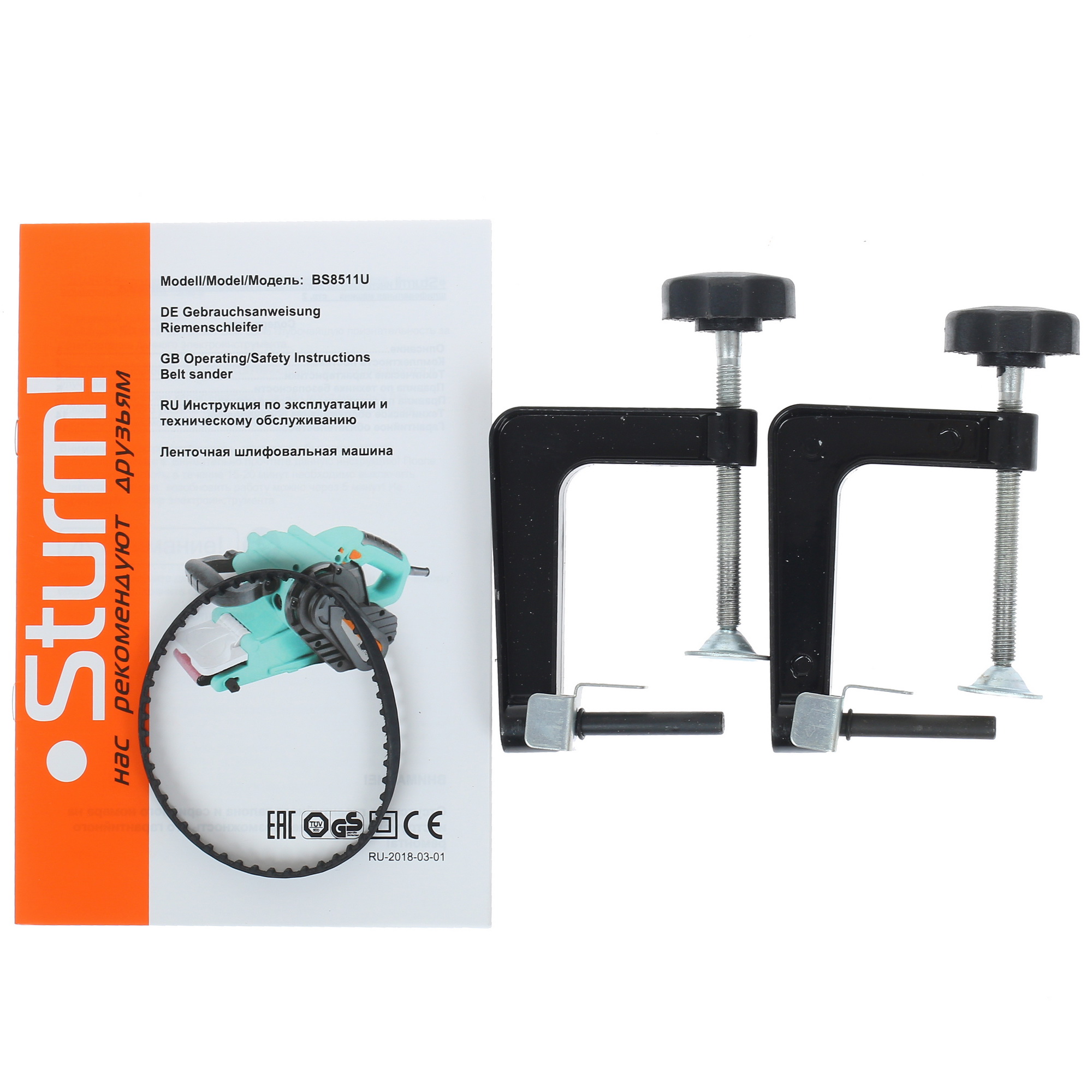Ленточная шлифмашина Sturm! BS8511U 1085984 STDN-0015910 - Вид №5