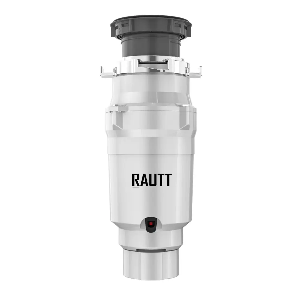 Кухонный измельчитель пищевых отходов Rautt Rw-390 21x35 см 2800 об/мин цвет белый