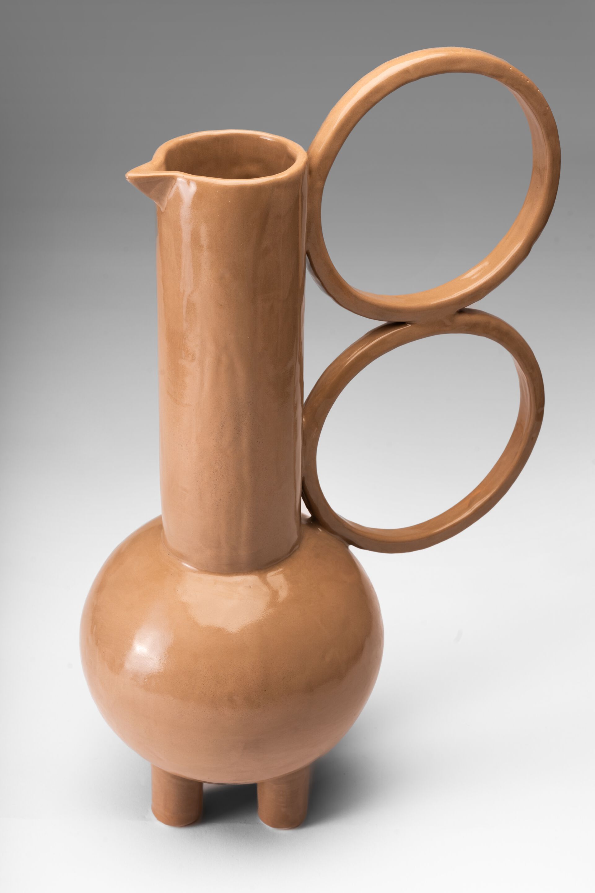 Керамическая ваза ручной работы Paolo Santangelo картезианская ARCH-00152890 - Вид №1