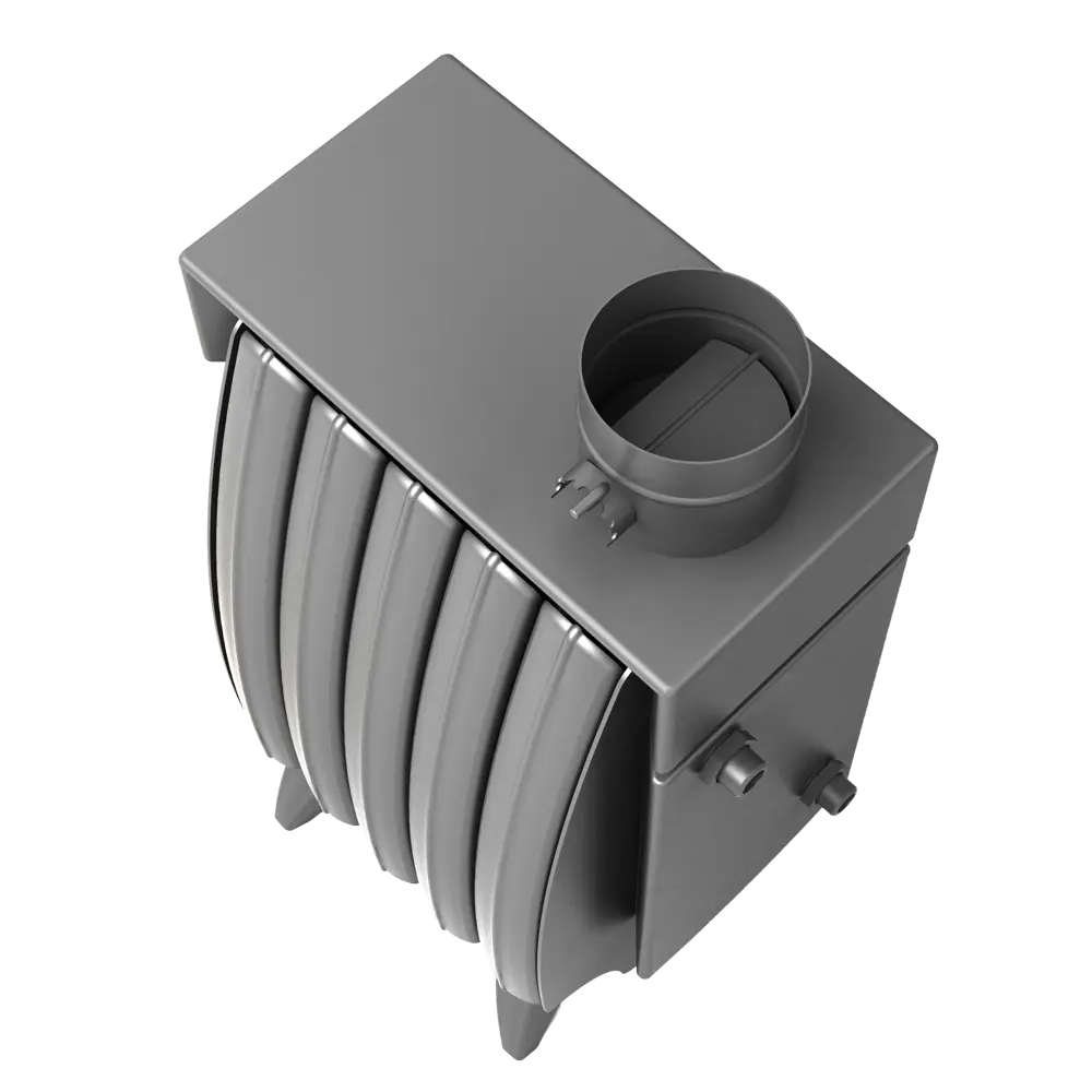 Печь отопительная огонь-батарея 5 лайт антрацит Tmf STLM-2013970 - Вид №2