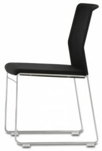 Wiesner-Hager Штабелируемый конференц-стул с салазками и подлокотниками Outline 6871