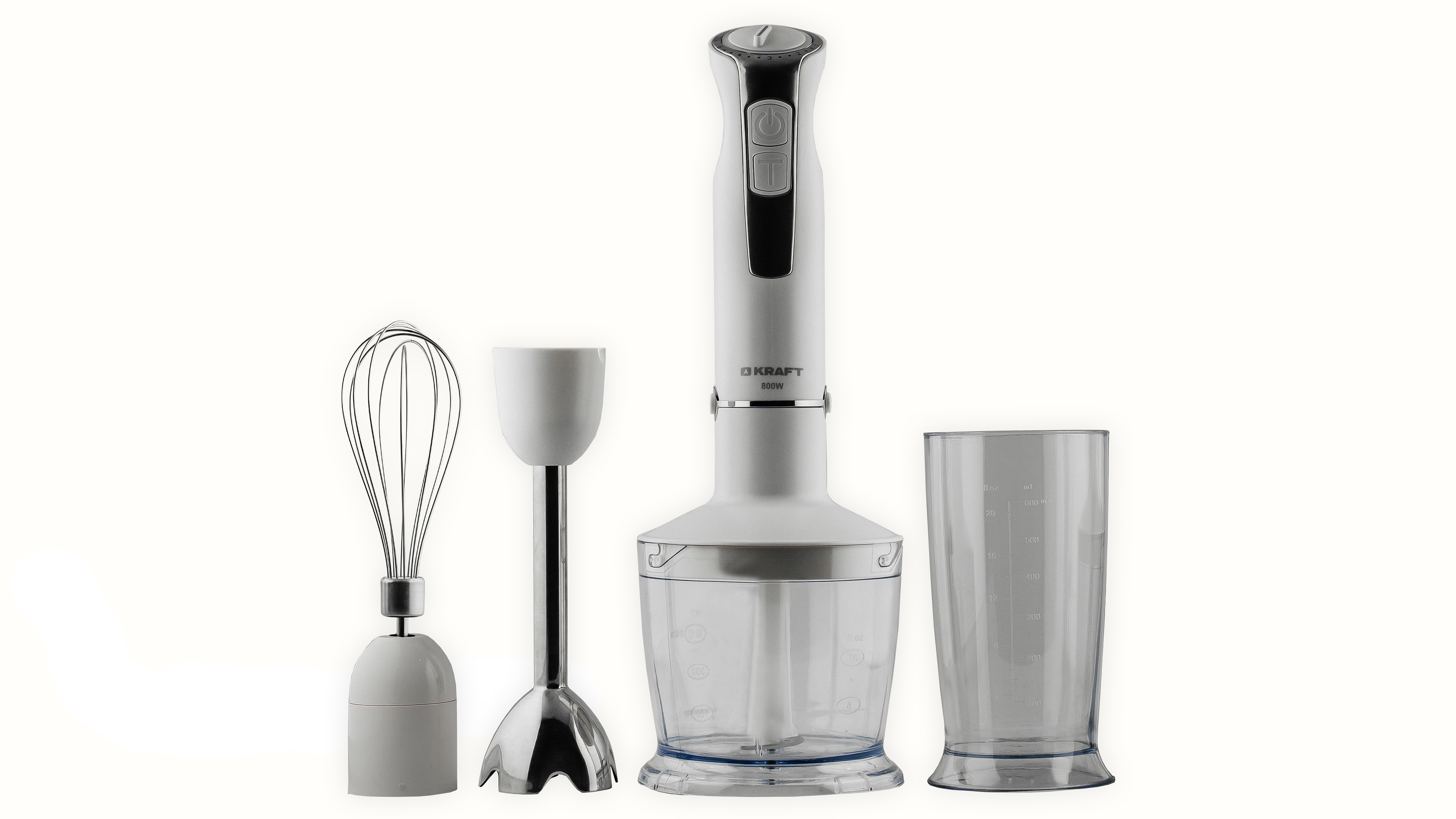 5350769 Блендер погружной Kraft KF-HB8001SPW белый STDN-0115316 - Вид №1