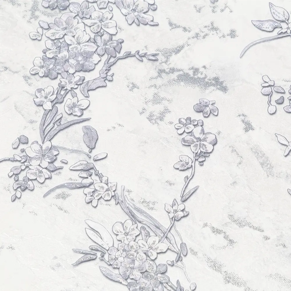 Флизелиновые обои PALITRA PLANET Lili серые с текстурным рельефом 89373828 STLM-0825176 - Вид №2