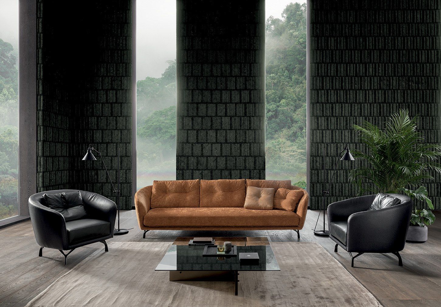 3-местный секционный диван VALENTINI Ethos ARCH-00093100 - Вид №3