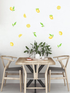 93872139 Декоративная наклейка для стены Сочные лимоны S0015 STLM-0601025 LISADECOR-SHOP