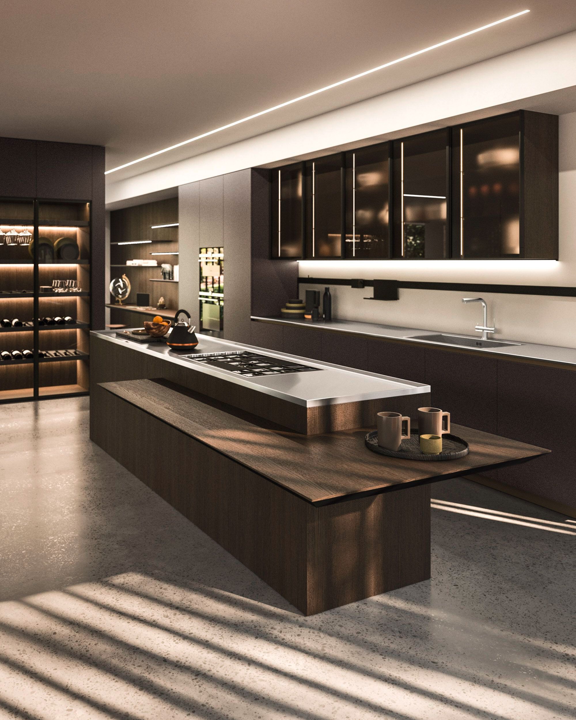 Встроенная кухня с островом Arrital Ak_Project ARCH-00061127 - Вид №10
