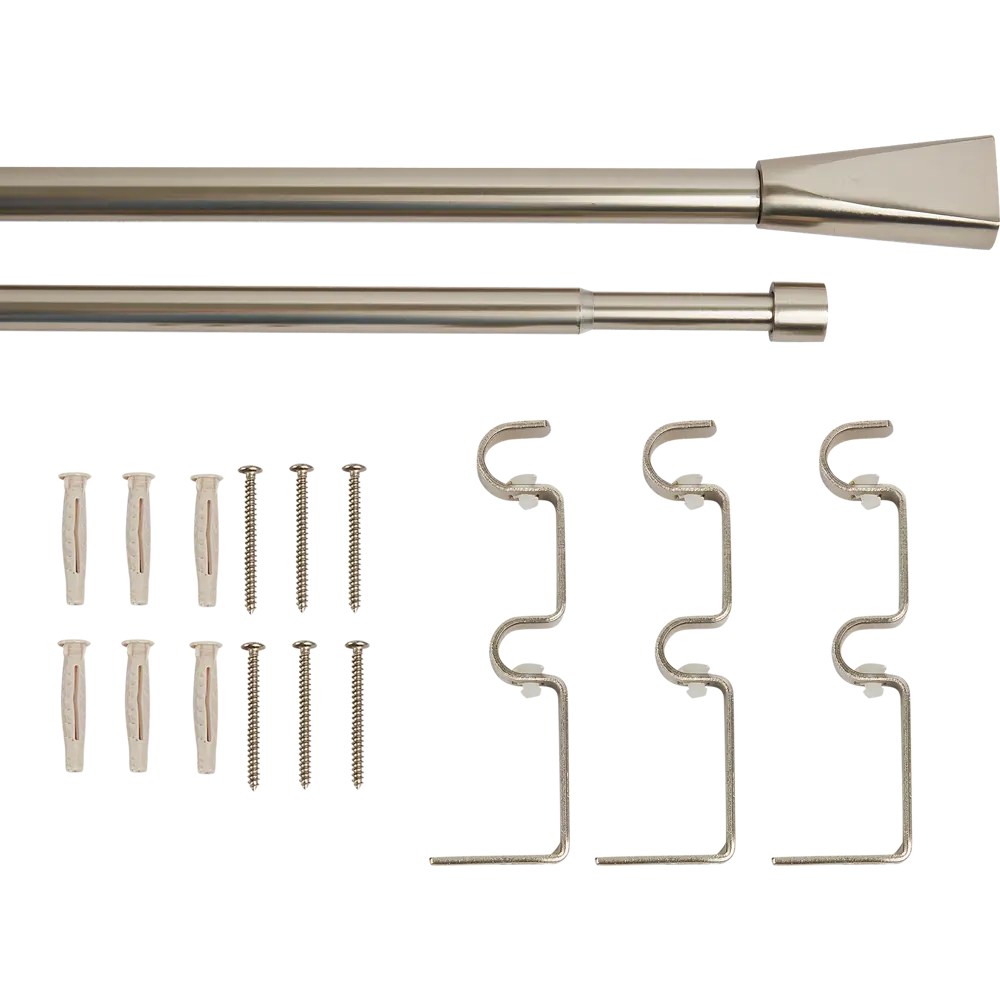 INSPIRE Грани — двухрядный карниз для портьер и тюля 84407300 STLM-0049475 - Вид №1