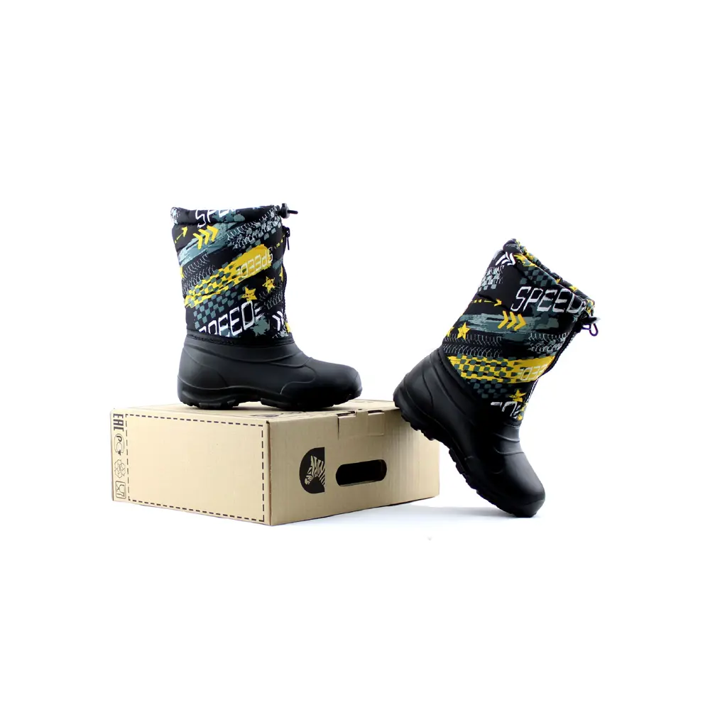 Сапоги детские ЭВА 28 цвет черный Santreyd STLM-2190824 - Вид №12