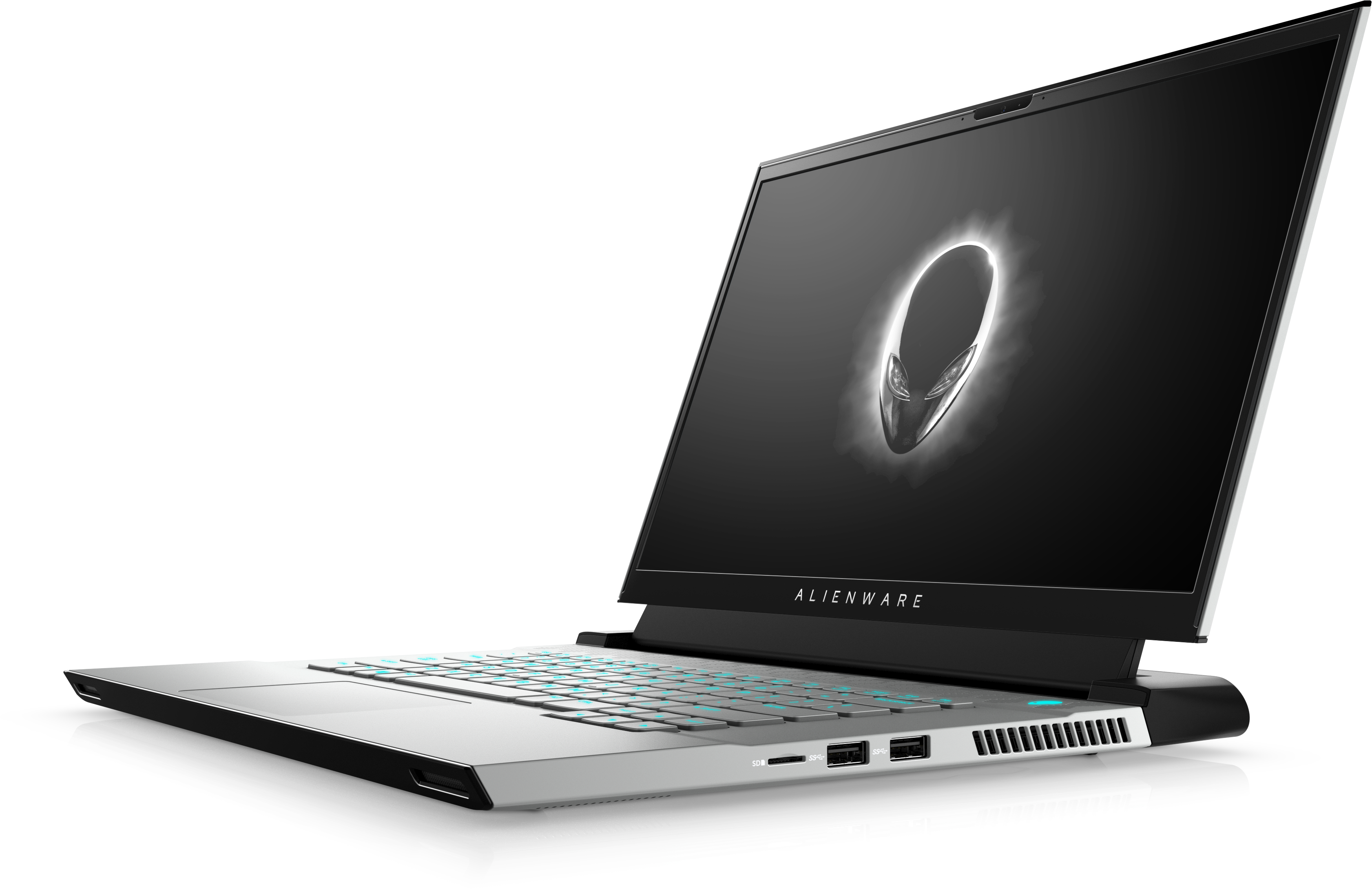 M15-7373 Alienware m15 r3 15.6"(1920x1080 (матовый, 300hz))/intel core i7 10750h(2.6ghz)/32768mb/1024ssdgb/nodvd/ext:nvidia geforce rtx2070 super(8192mb)/bt/wifi/lunar light/w10 + backlit, 300 nits, 3ms Dell Santreyd  - Вид №2
