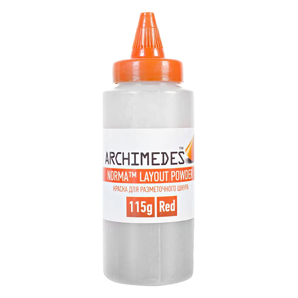 Набор Archimedes: шнур разметочный 30 м + порошок красный 115 г STLM-2006471 - Вид №2