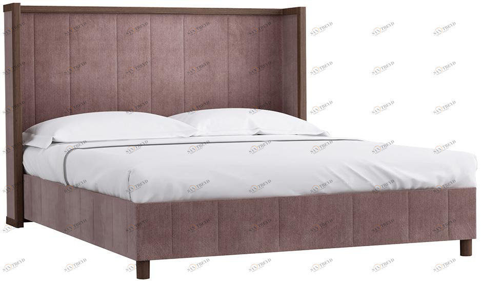 30716 Кровать с ортопедическим основанием и ящиком 1.6 Модерн Нежное мерцание R-HOME 40172035H_GNM