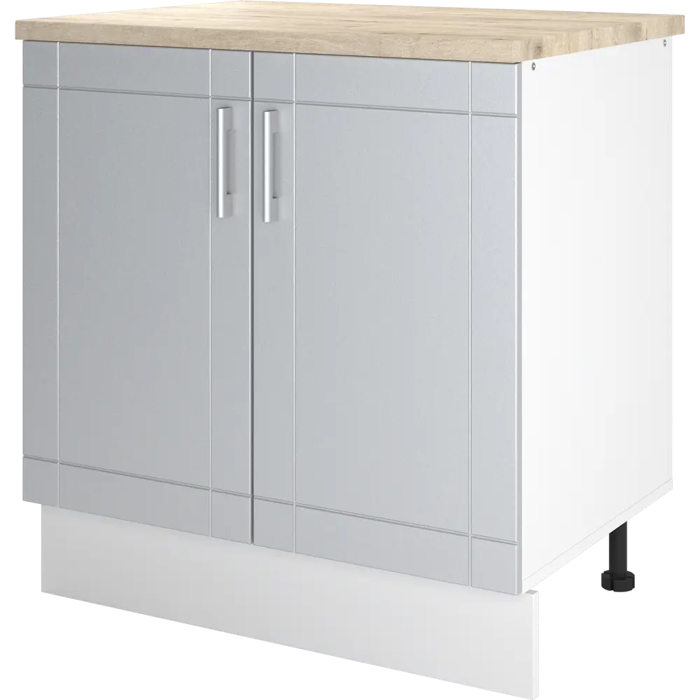 Шкаф напольный Тортора-4 80x86x60 см ЛДСП цвет серый Santreyd STLM-2099955