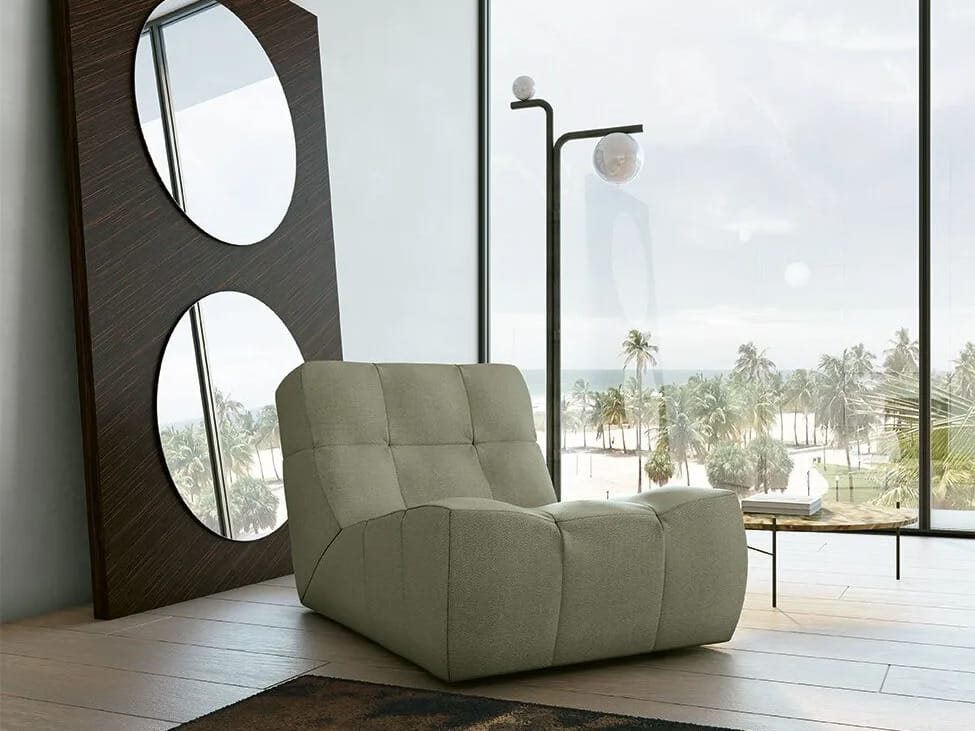 Тканевое кресло без подлокотников RIVATELIER Черепаха ARCH-00044019 - Вид №5