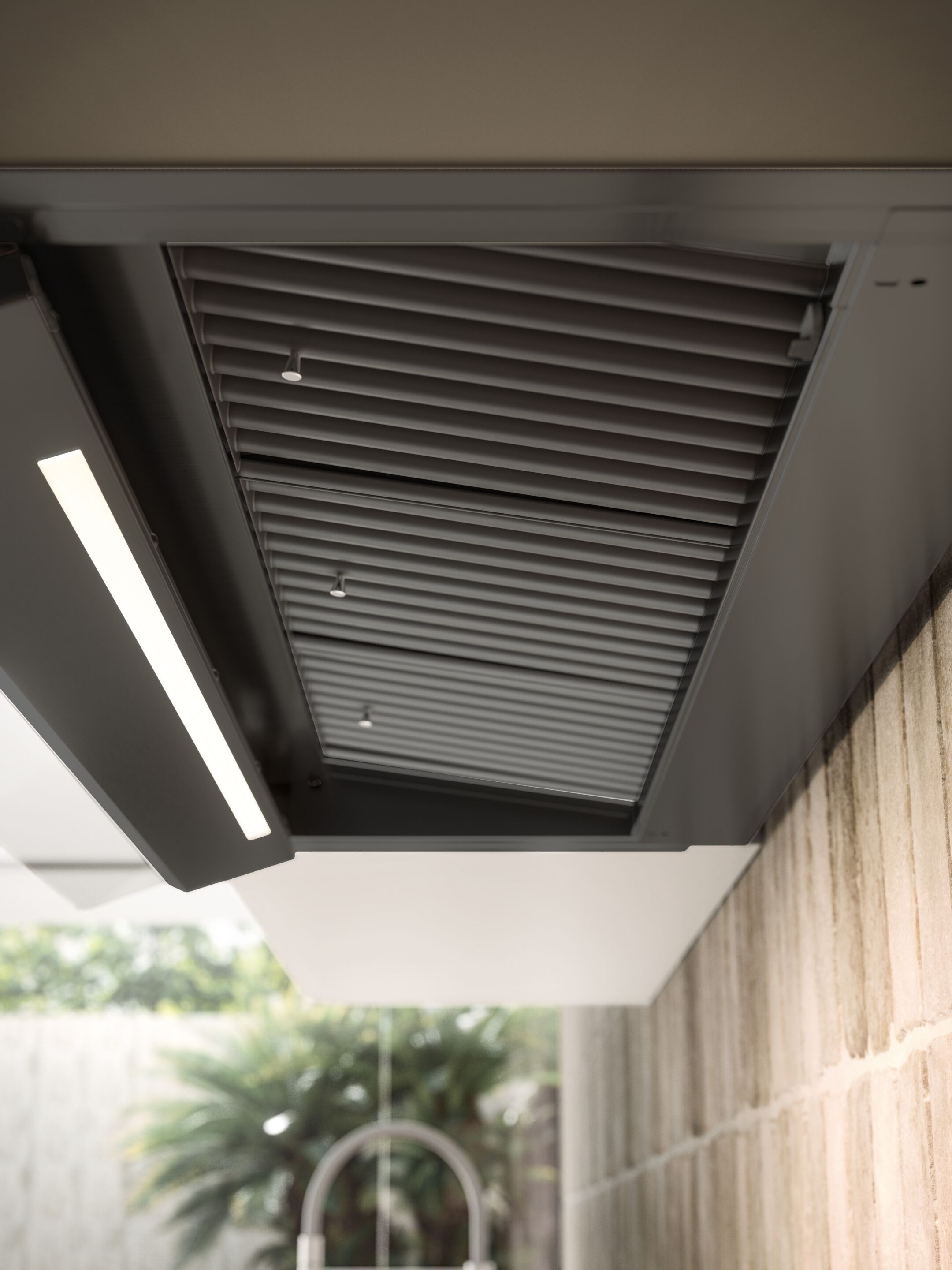 Вытяжка из нержавеющей стали со встроенным утопленным освещением Falmec дизайн ARCH-00132131 - Вид №9