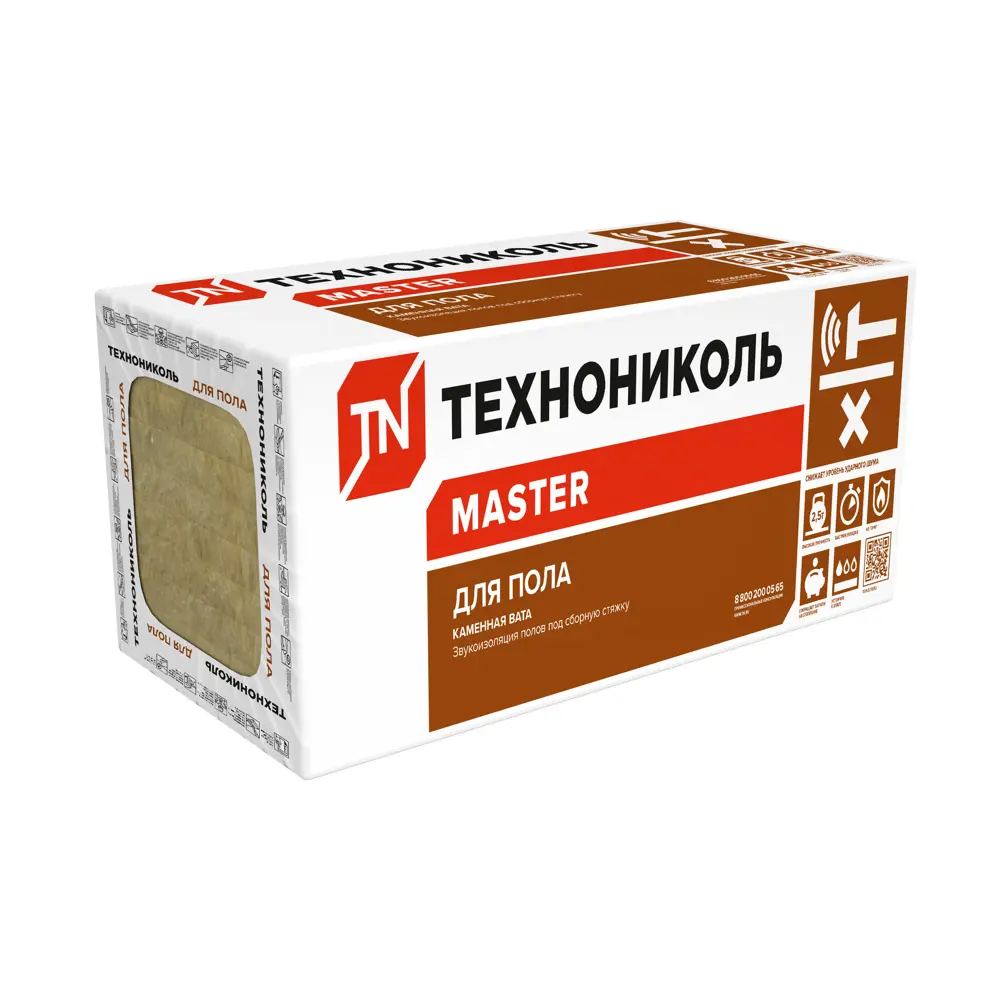 82137604 Звукоизоляция Технониколь для пола 30 мм 5.76 м² STLM-0020125