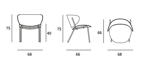 Деревянный стул с подлокотниками Nunc Bolta ARCH-00115141 - Вид №3
