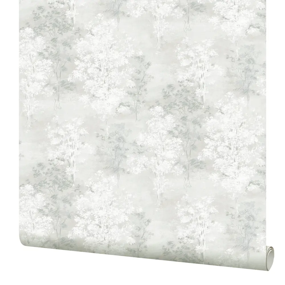 Флизелиновые обои Erismann Ninelle зеленые с растительным рисунком в стиле кантри 89415616 STLM-1575831