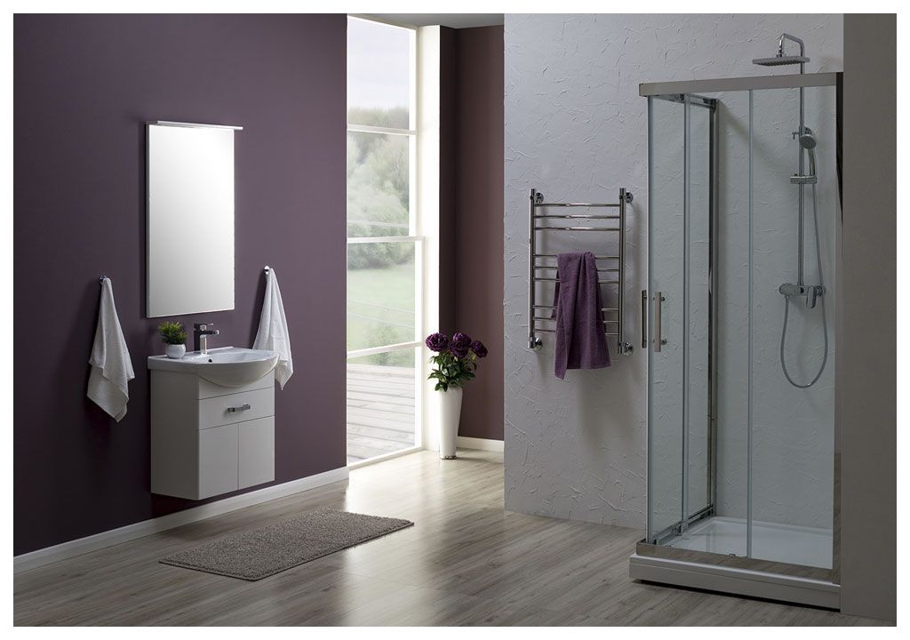 Зеркало Aquanet Ирис 60 белый 00198368 - Вид №2