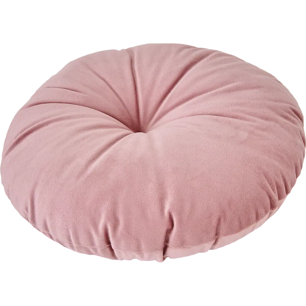 Подушка Бархат ø37 см цвет пыльная роза LINEN WAY STLM-2099832 - Вид №1