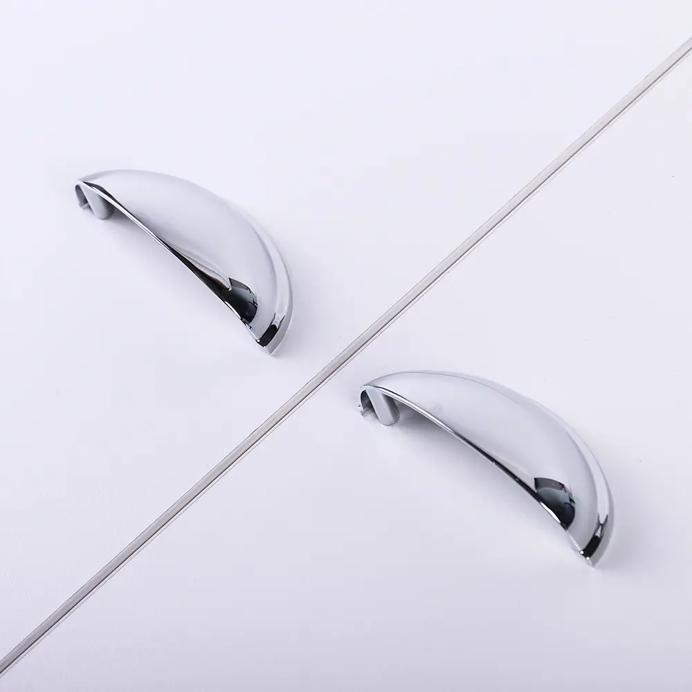 Мебельная ручка-ракушка Larvij 76 мм хром для фасадов и ящиков 87828285 STLM-0075959 - Вид №5