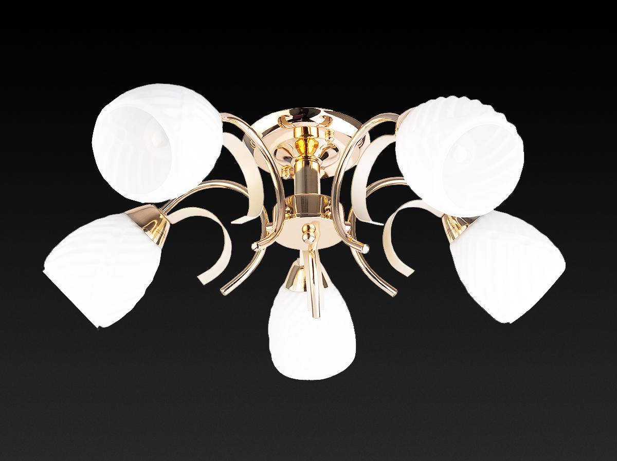 Потолочная люстра Toplight Lenore TL3530X-05FG TOPLIGHT LENORE 183543 Белый  - Вид №1